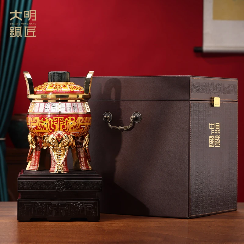 【鼎盛中国】龙鼎1921/龙鼎1949特大号鼎摆件公司开业乔迁