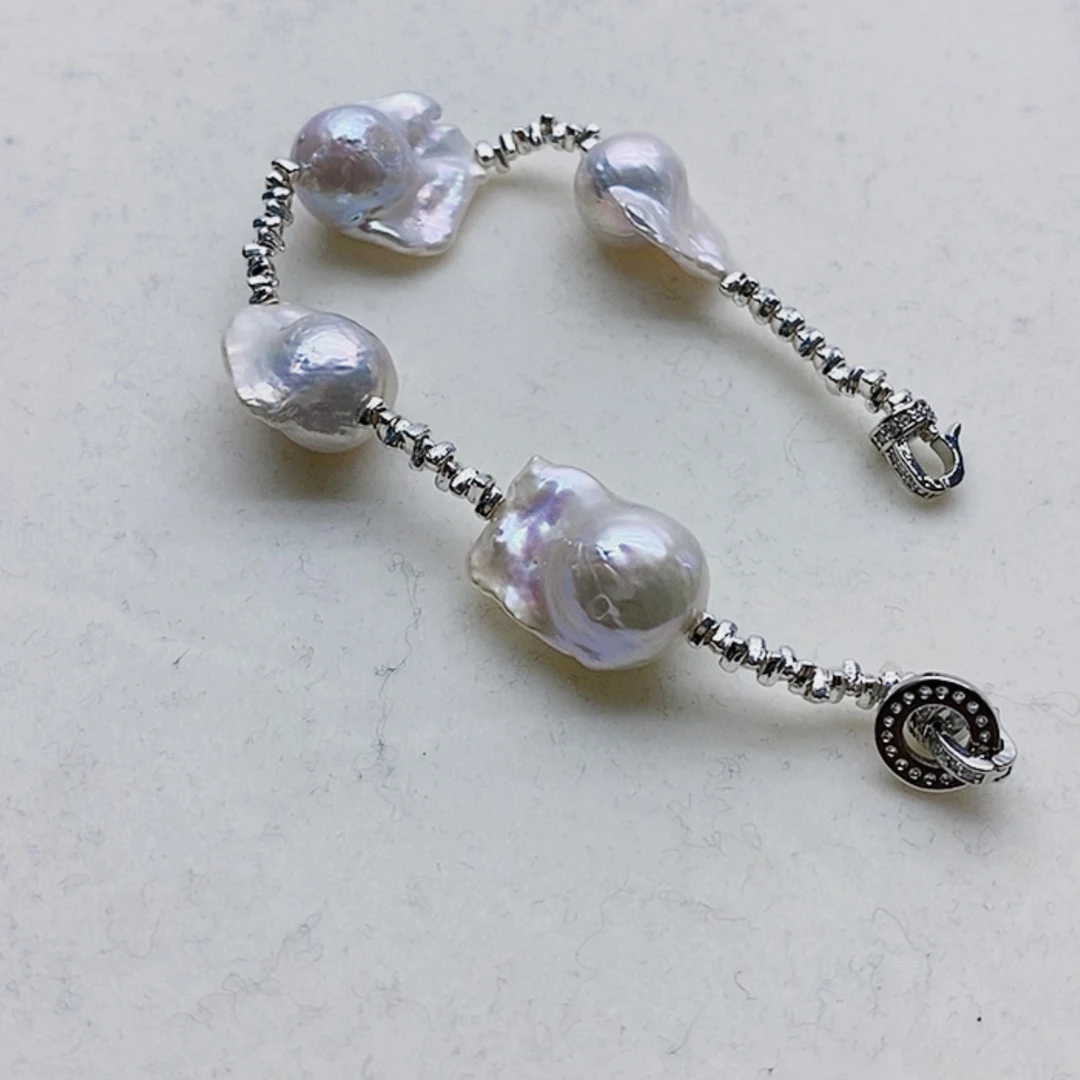 【闪购商品】淡水珍珠耳饰银S925镶嵌