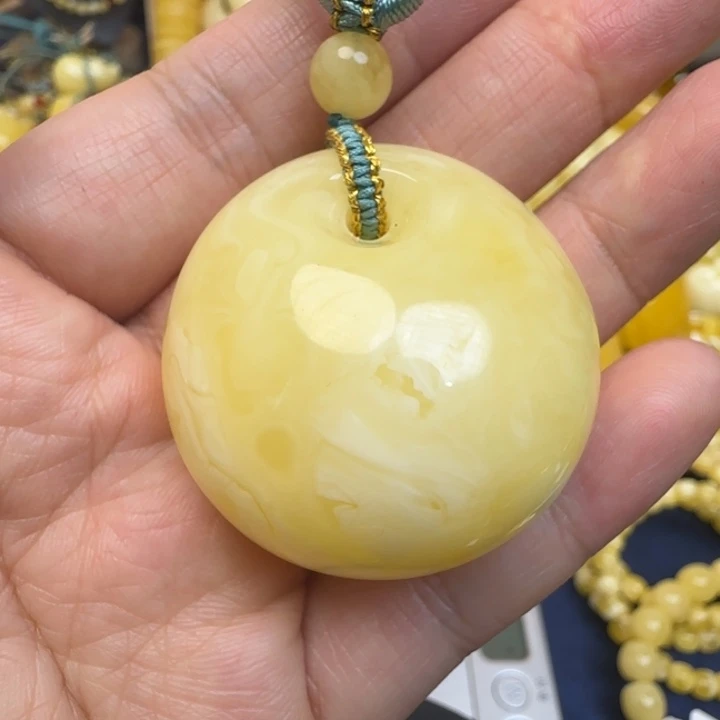 蜜蜡未镶嵌颈饰天然蜜蜡
