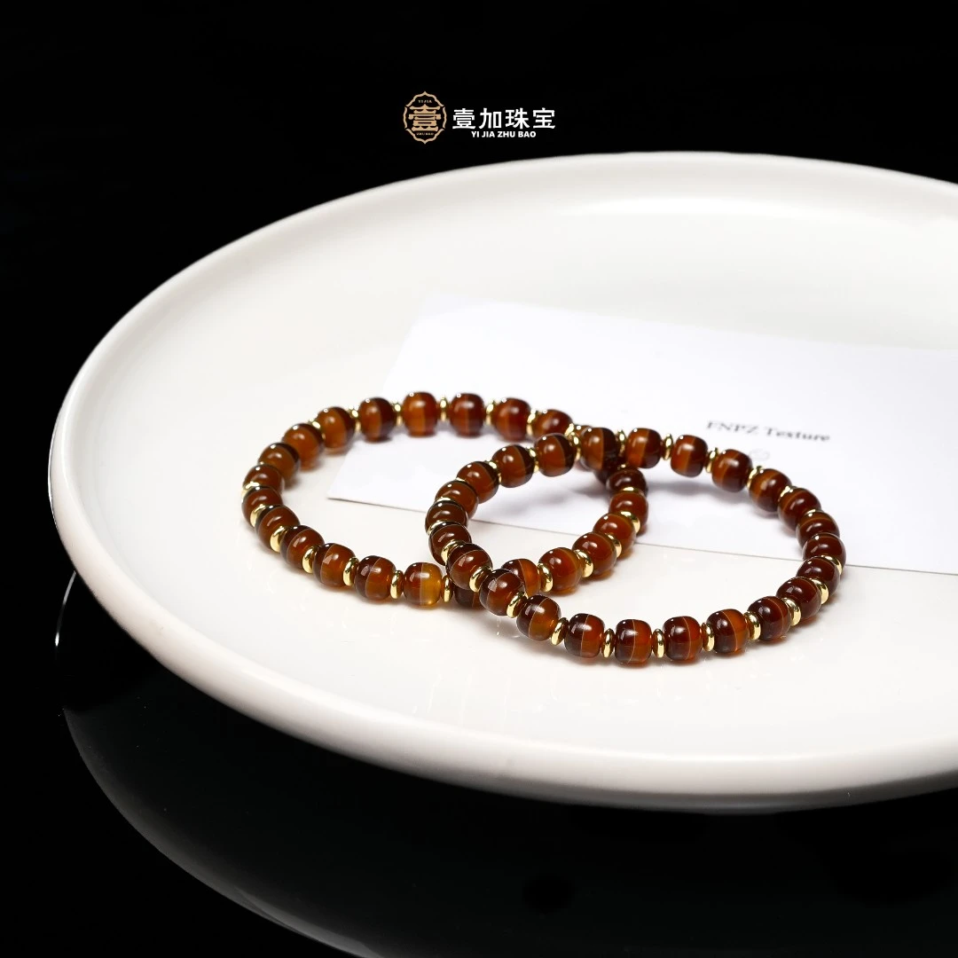 壹加师弟丨手工设计糖料一线药师手串多样性发一    7mm