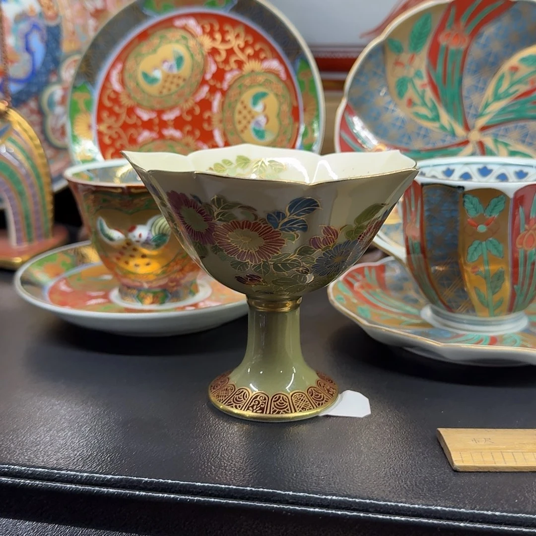 江***艳瓷片恭喜发财万事如意