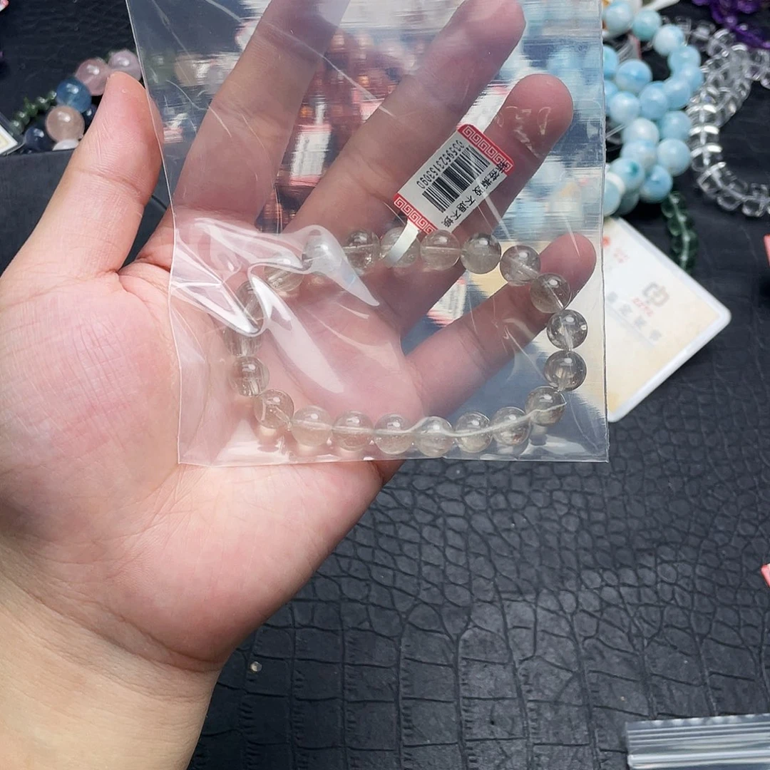 留***白未镶嵌水晶手链189a