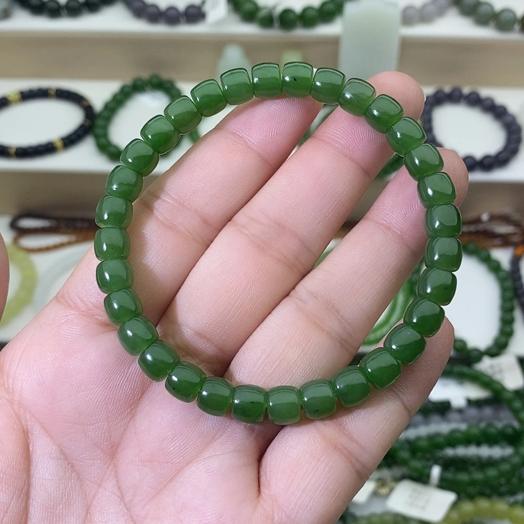 和田玉未镶嵌手链