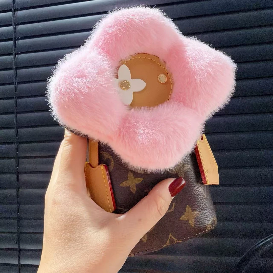 （VV安毛绒手机包）耳机包通用款男女共用苹果iPhone2air耳机保护套