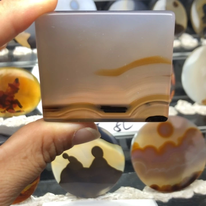 合金玛瑙/玉髓珠宝奇石16