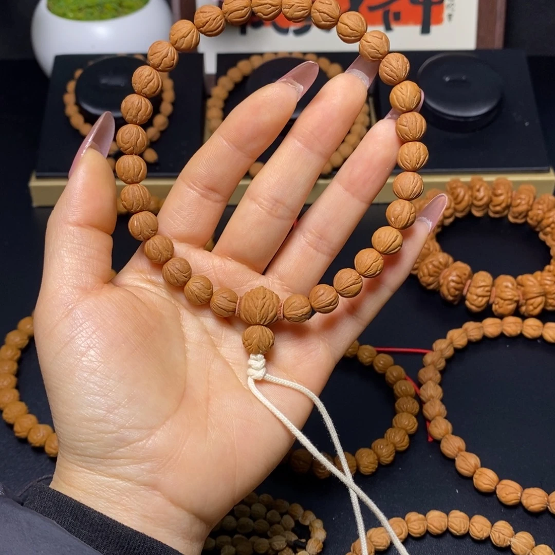 一***3桃核吊坠秦岭文玩