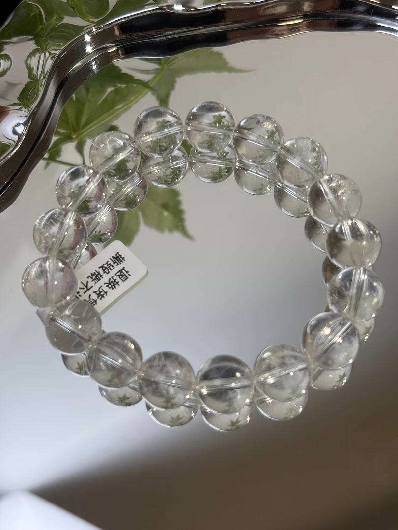 天然白水晶手串高档天然水晶手链男女精美水晶手链女 047  约12mm