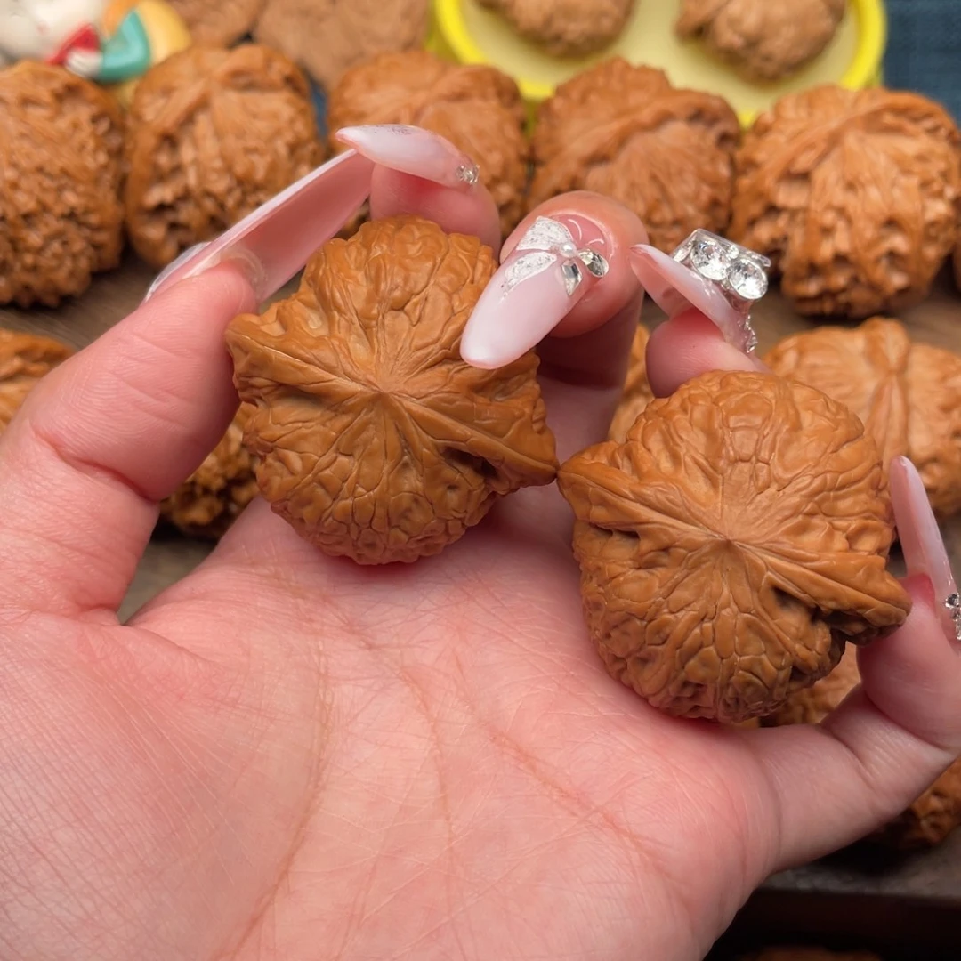 文玩核桃把件全品精配铁锤42