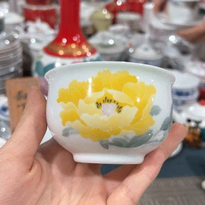 醴陵高温瓷釉下手绘100毫升