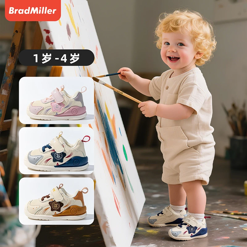 新款2025宝宝鞋秋季男童透气学步鞋婴儿女童机能鞋软底防滑运动鞋