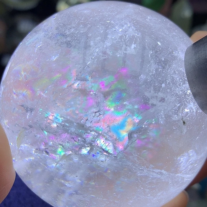 水晶天然白水晶摆件69.8m m未镶嵌