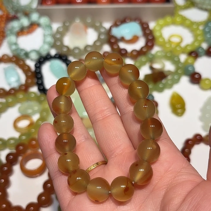 蛇纹石玉未镶嵌手串