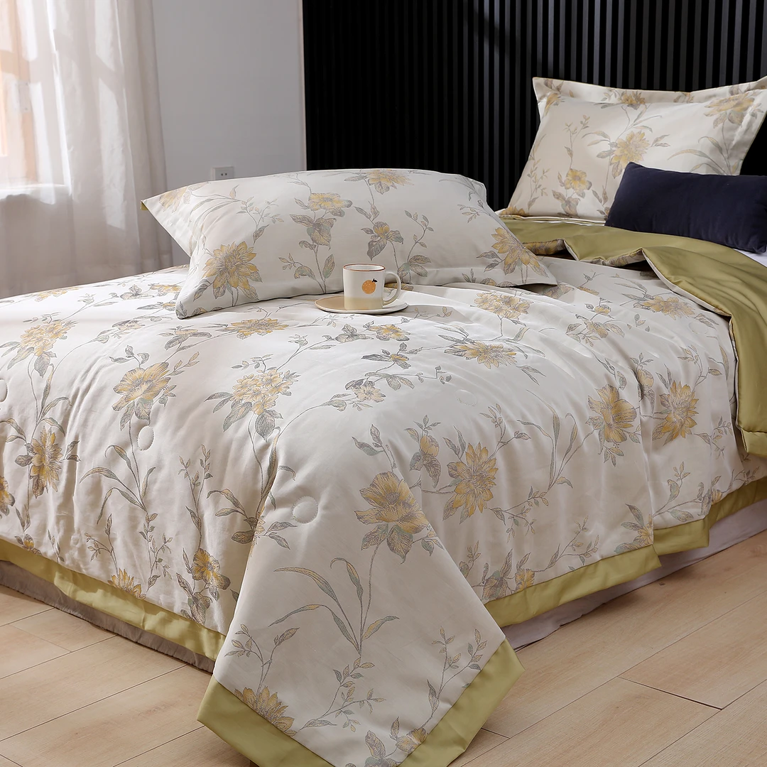 【椿栀-黄】 200*230cm轻奢凉感夏被