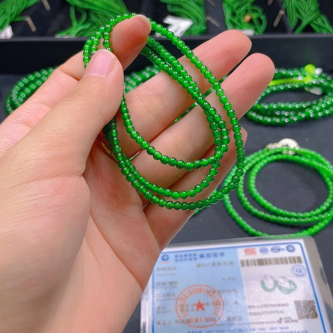 翡翠未镶嵌颈饰88888