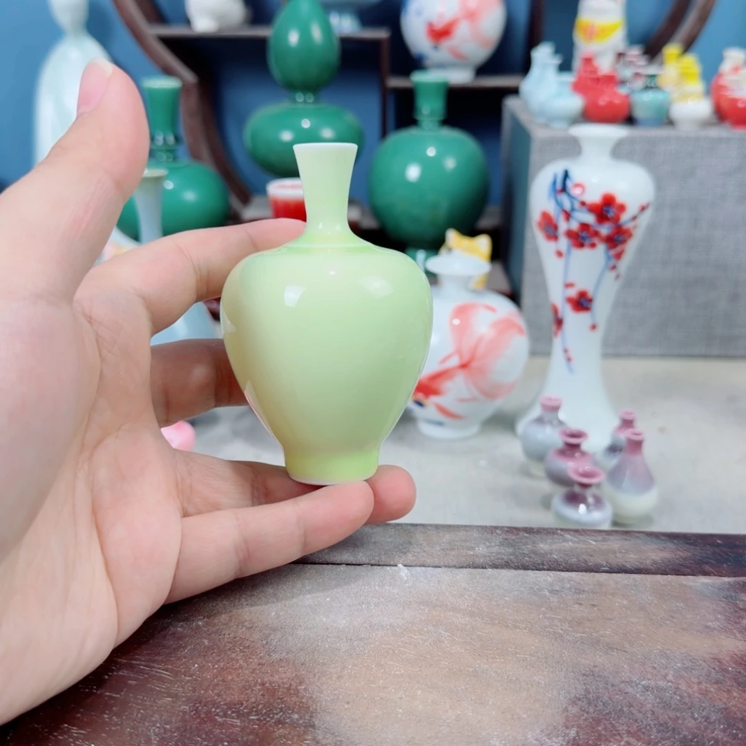 陶瓷手工小花器摆件