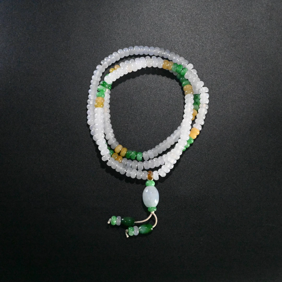 LOT8837翡翠珠链/保利