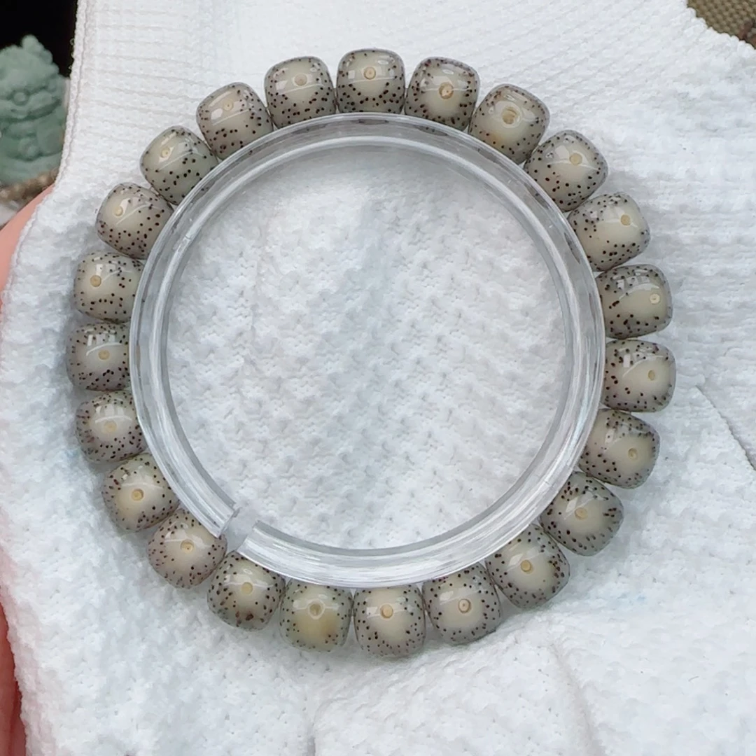 手串星月菩提胶透果冻大眼睛针尖星10*9