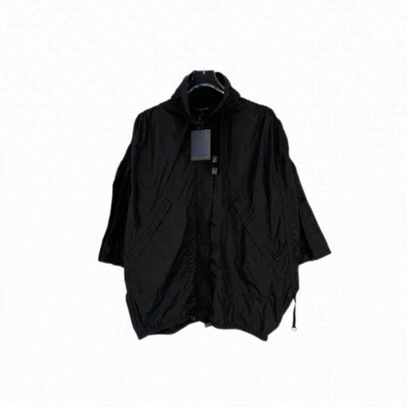 未使用 LouisVuitton/路易威登 短袖领口拉链外套 黑色/36