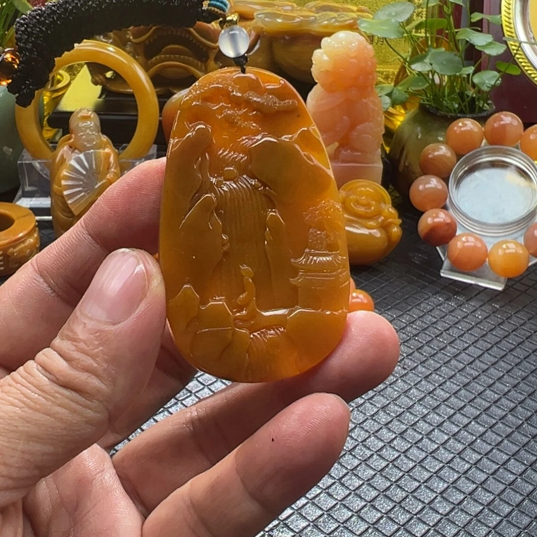 石英质玉未镶嵌颈饰