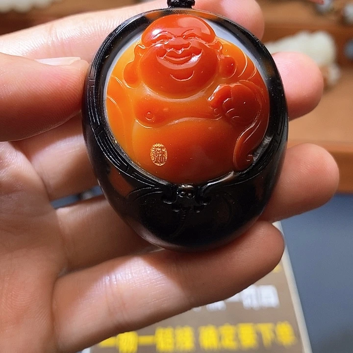 沉***！和田玉未镶嵌颈饰