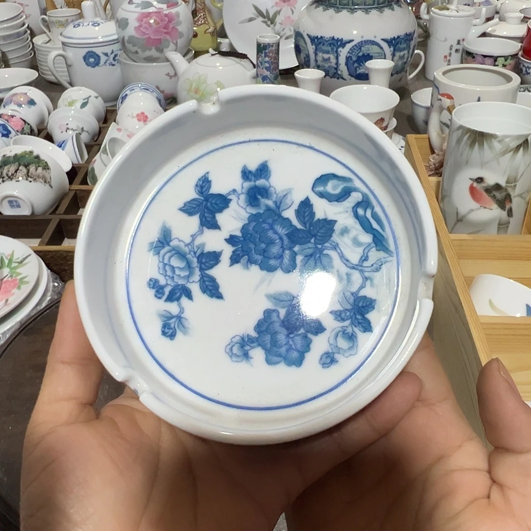 醴陵高温瓷器群力11厘米微瑕