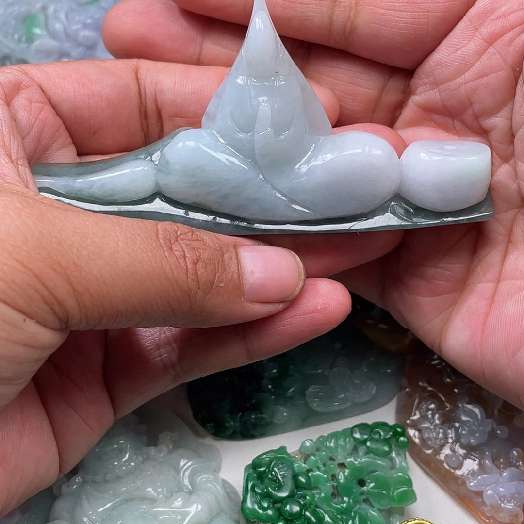 颈饰未镶嵌翡翠翡玉缘翡翠