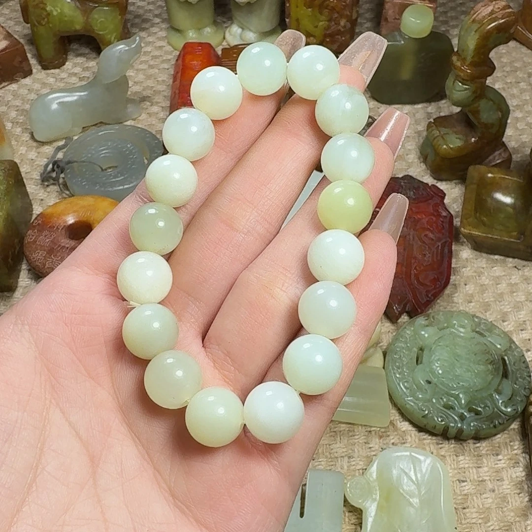 白玉菩提吊坠挂件