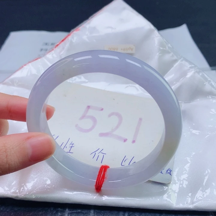翡翠未镶嵌手镯圈口5960