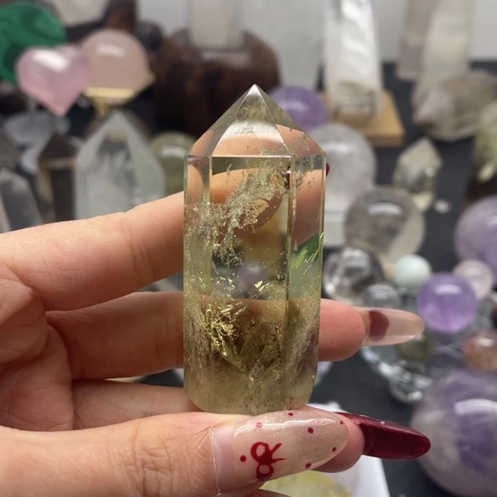 水晶18未镶嵌用****7黄柱