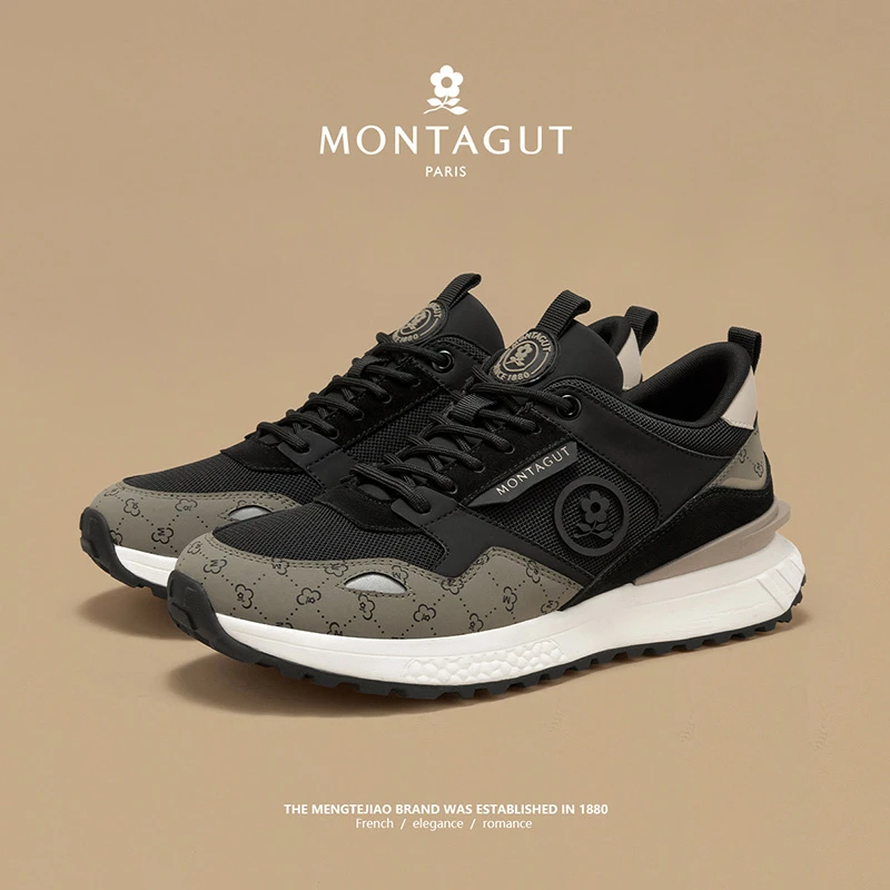 【老板娘正品】梦特娇/Montagut 牛皮轻便时尚休闲鞋FB44HC00184W