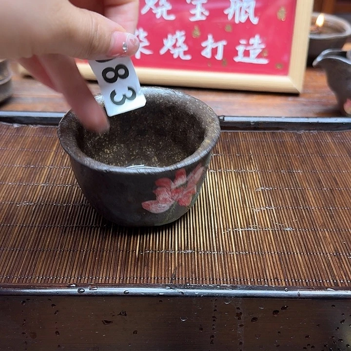 纯手工制作粗陶茶具