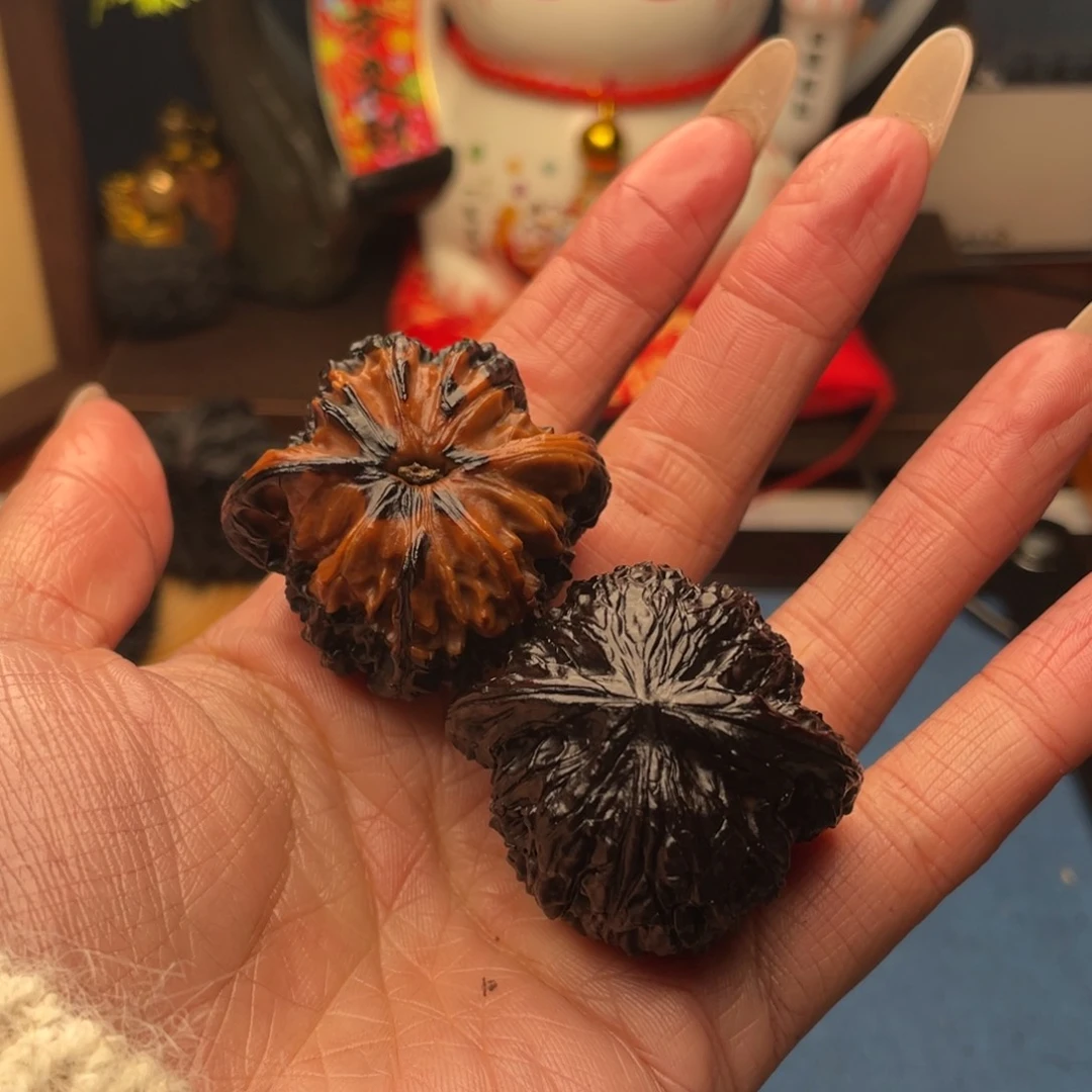 吊坠文玩核桃焦糖磨盘