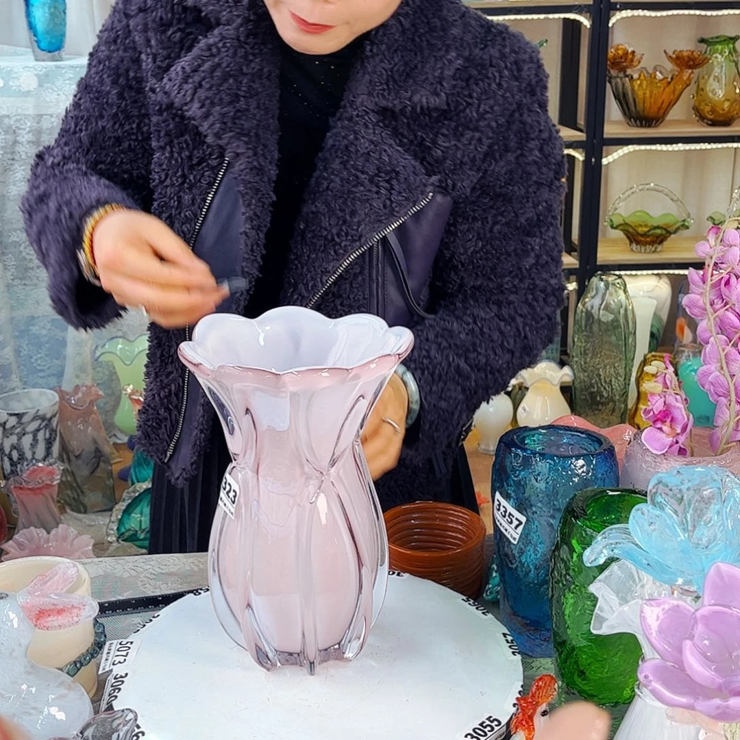 粉瓶 家悦琉璃花器摆件
