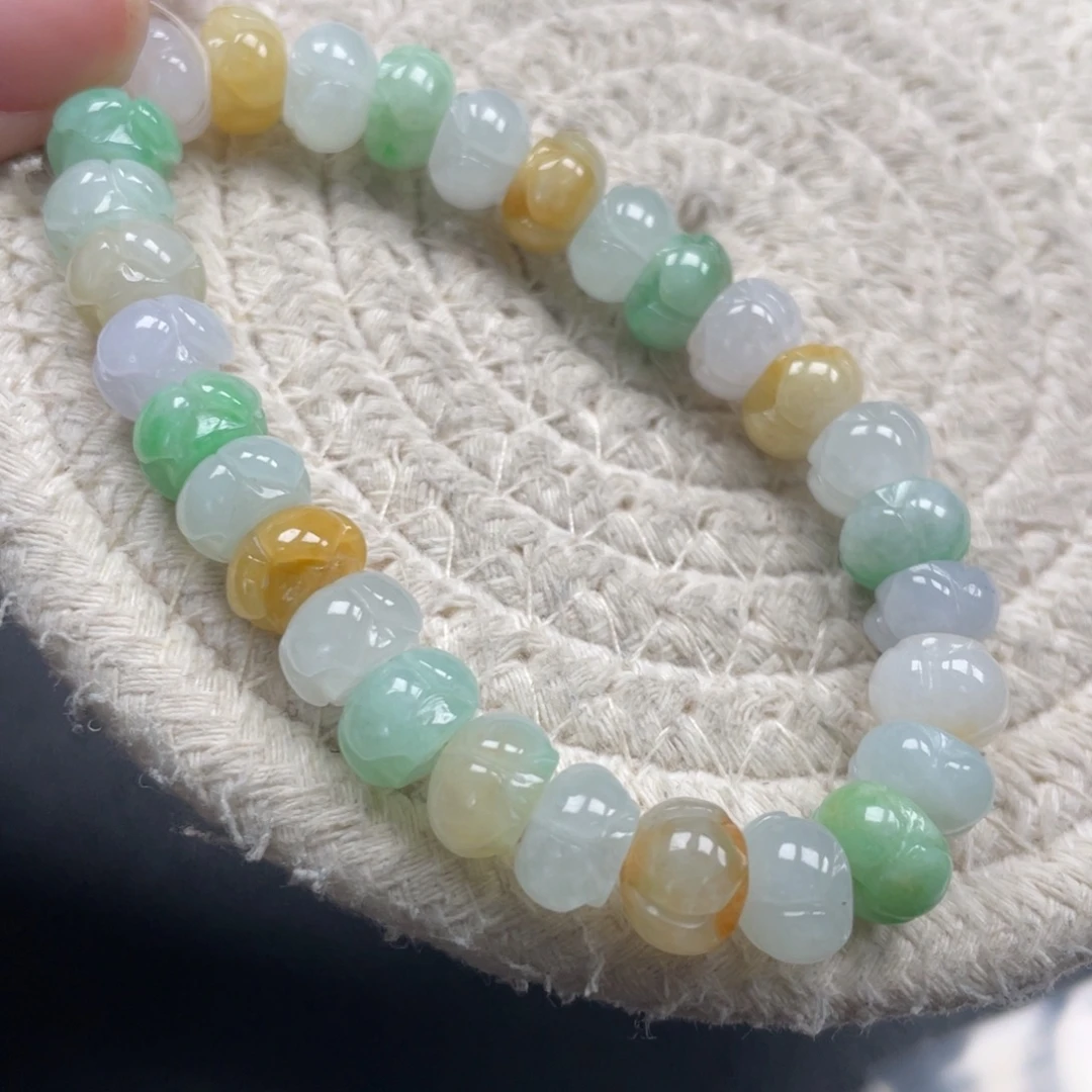 翡翠未镶嵌手链天然A货缅甸翡翠9