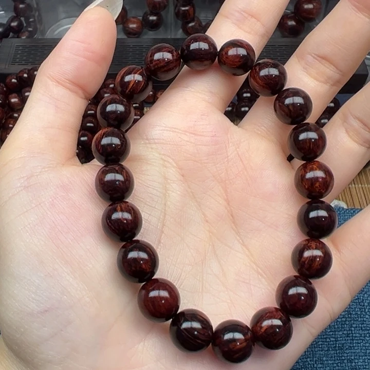 怀***斯木海南红降黑金1.0圆珠单圈