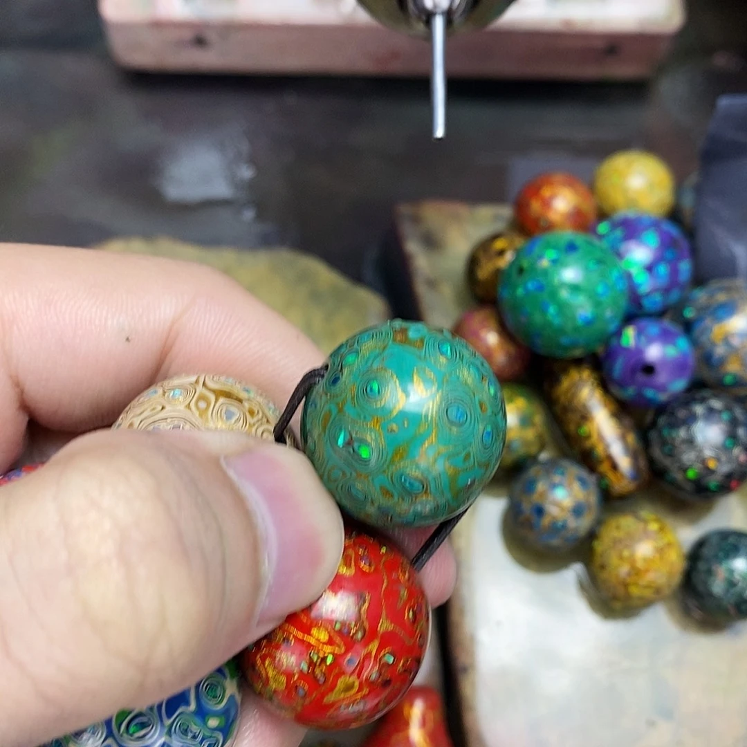 小***羊非遗手工 大漆工艺规格2.0cm