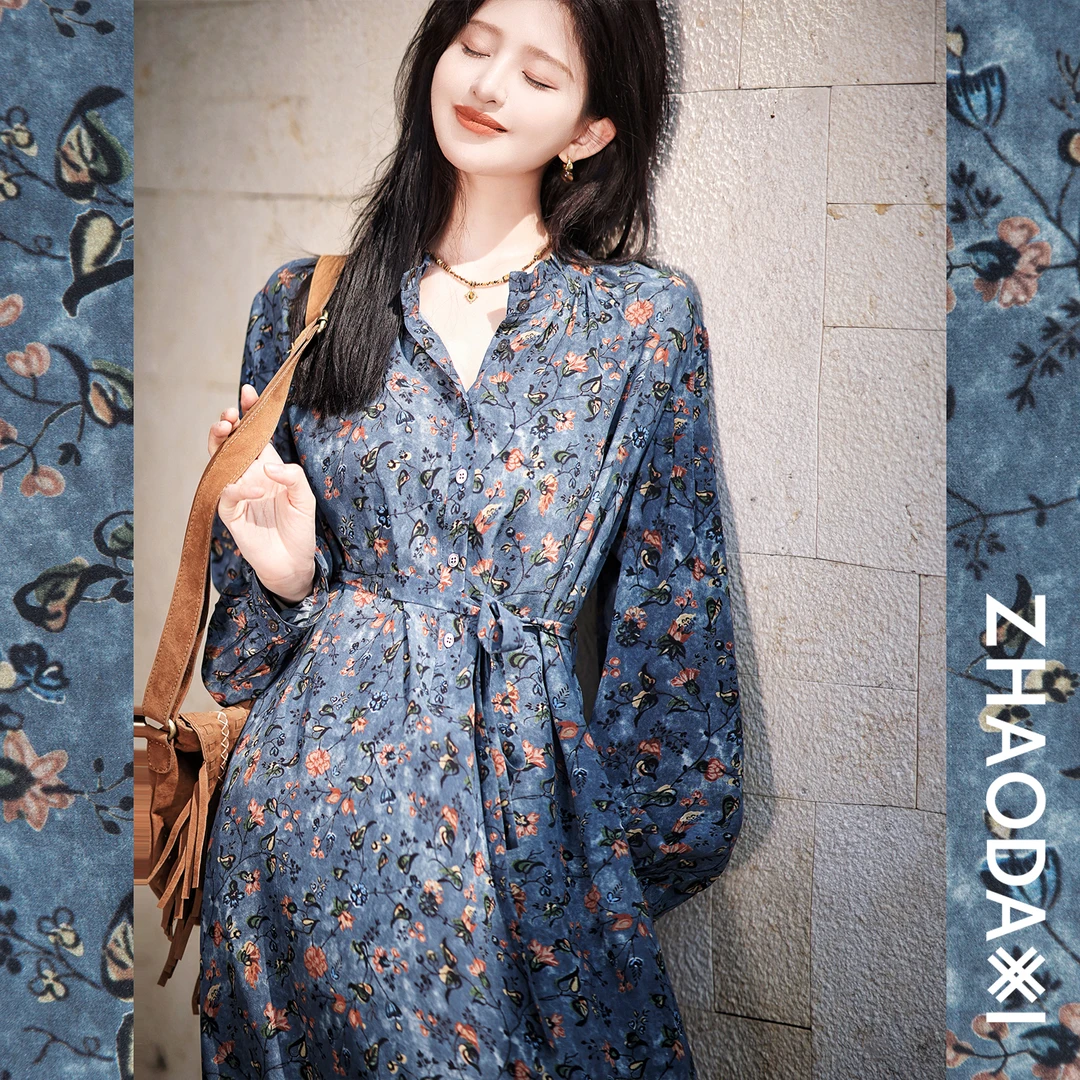 【赵大喜】现货！巴黎海岸真丝连衣裙 | 100真丝 有口袋/宽松型 老钱