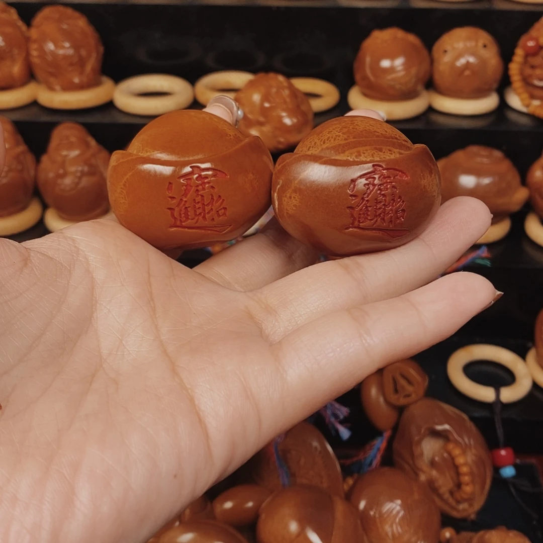 手串/手链橄榄核元宝一对00699