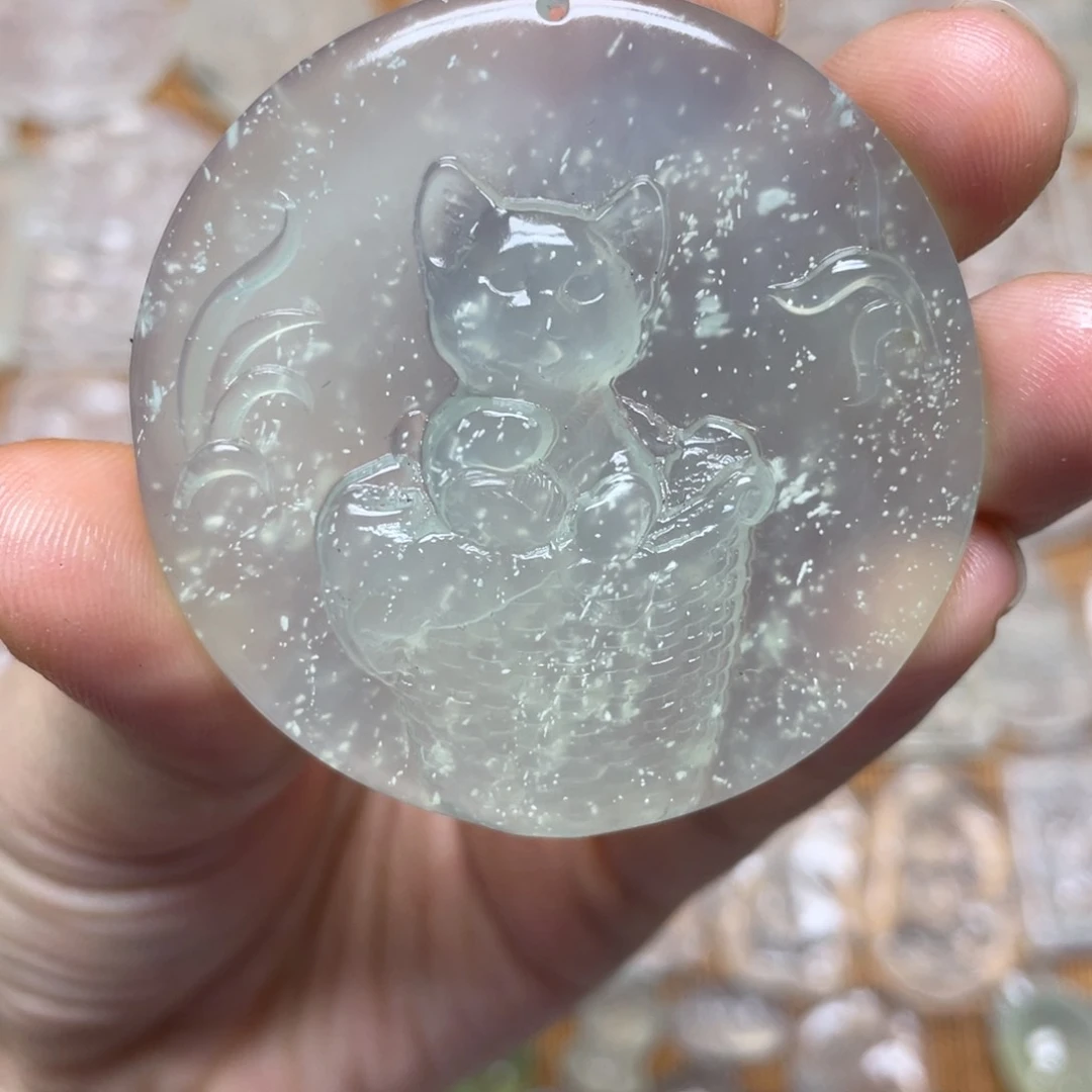 未镶嵌蛇纹石玉颈饰
