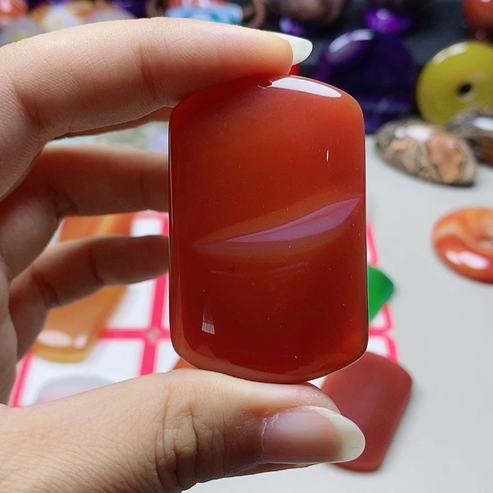 玛瑙/玉髓吊坠(不含链)未镶嵌破***1