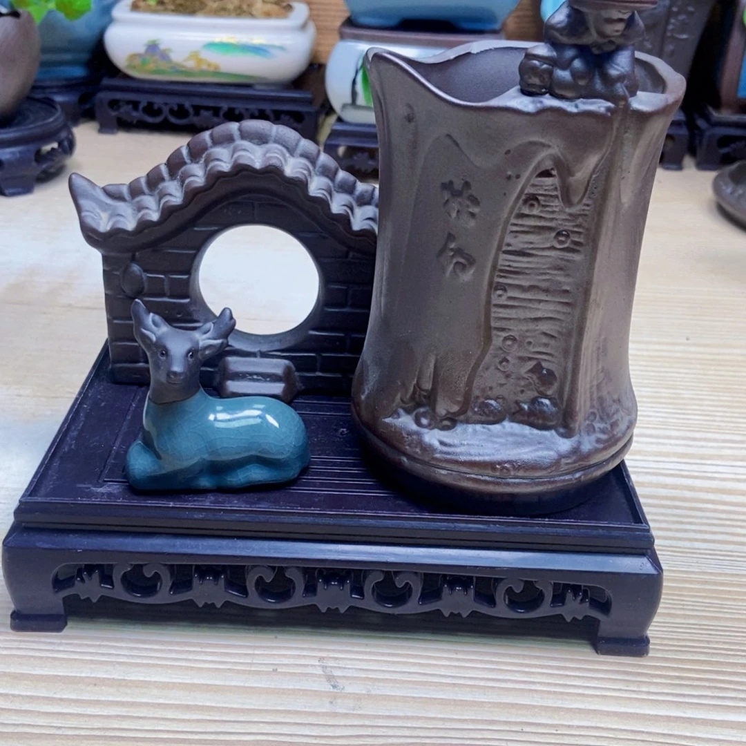 瓷片陶瓷花盆陶瓷艺术