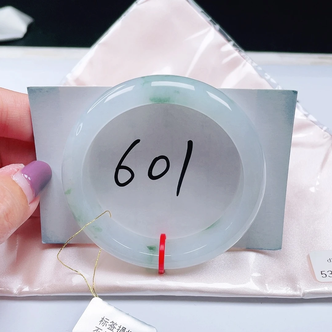 翡翠未镶嵌手镯缅甸翡翠53+