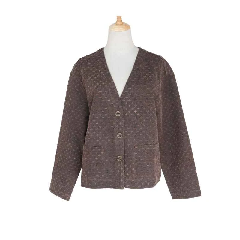 [雨茜]FY8270118香云纱双面穿上衣