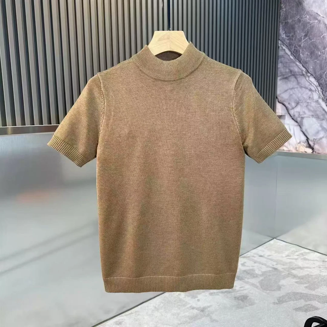 凯特丝蓓1576#细支半高领针织百搭打底衫套头女