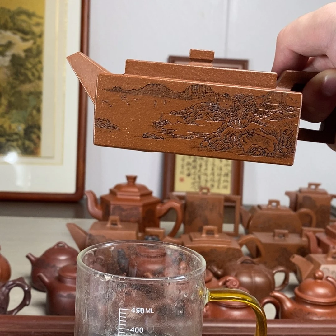 茶壶紫砂原矿泥料传统工艺制作