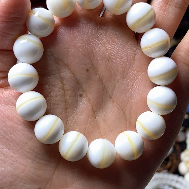 弥***u贝壳手串/手链直播间1.2金线瑕疵