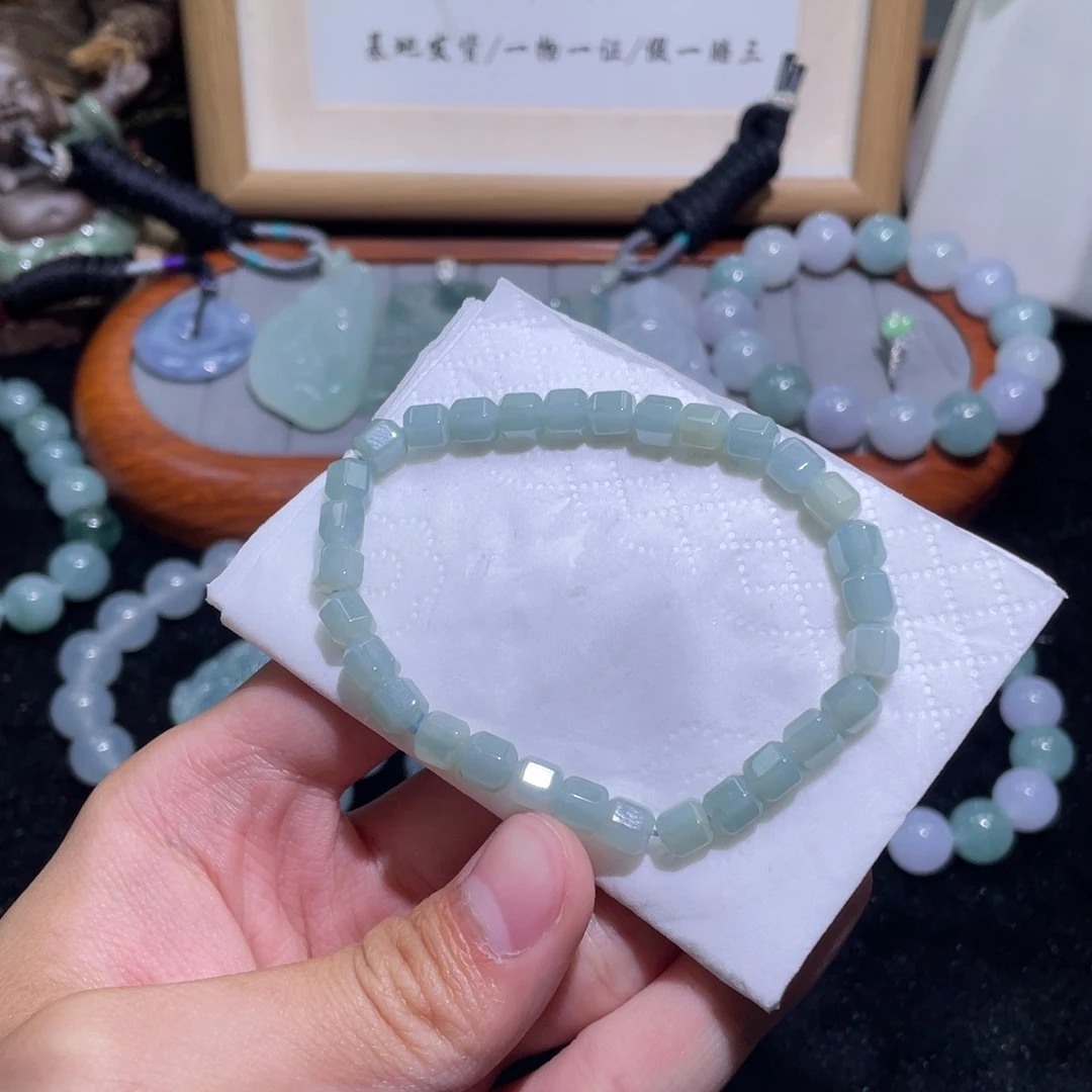 未镶嵌手链翡翠手串危