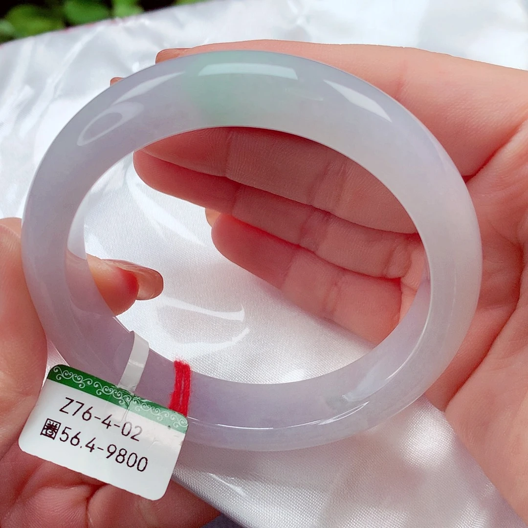 翡翠未镶嵌手镯56.4