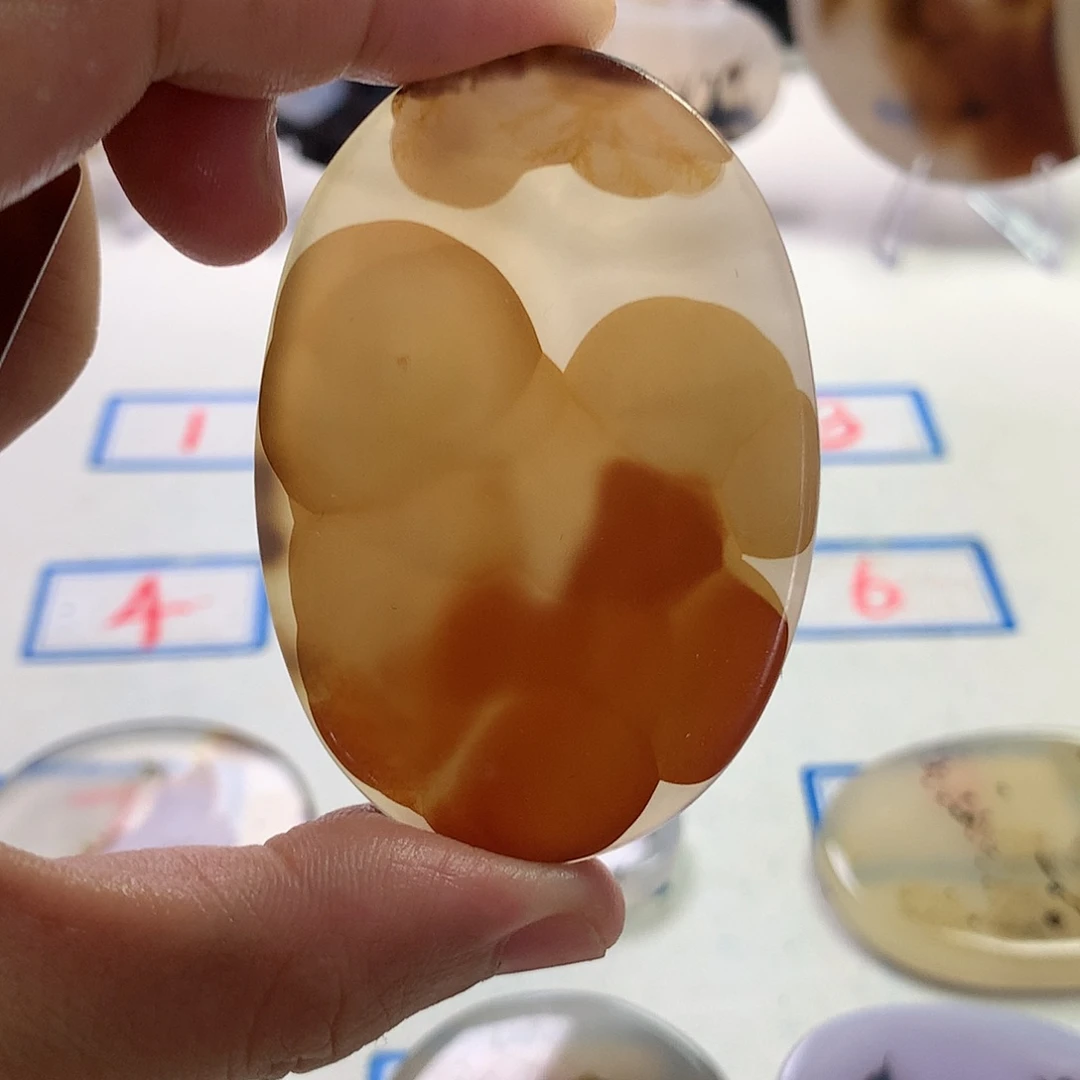 未镶嵌玛瑙/玉髓珠宝半成品