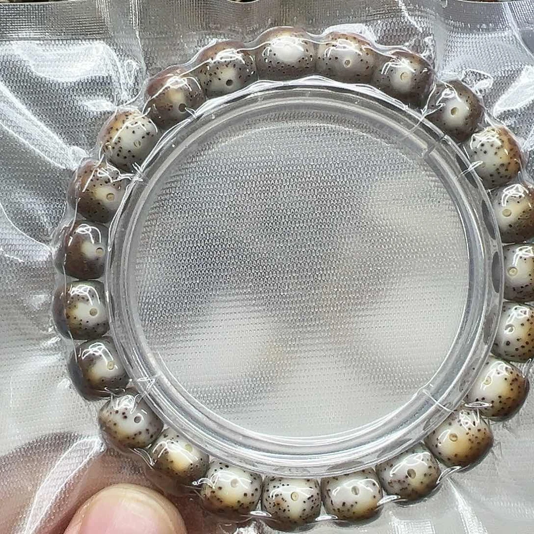 星月菩提手串167高端火烧云星月菩提单圈1.0